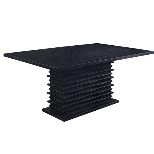 Stanton Contemporary Dining Table in Black